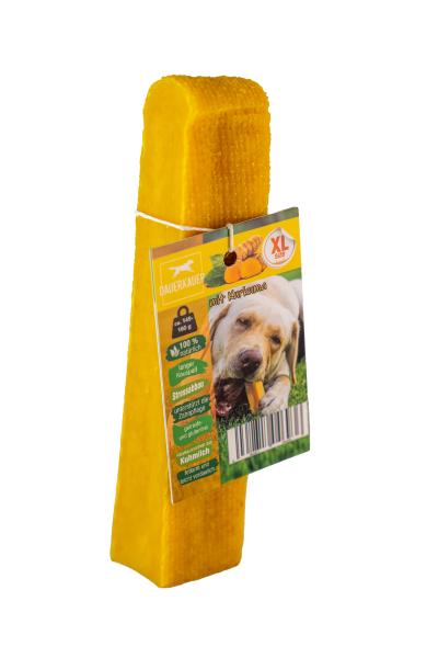 Kurkuma Dauerkauer 149-160 g - Gr. XL - Käseknochen-Kauspass